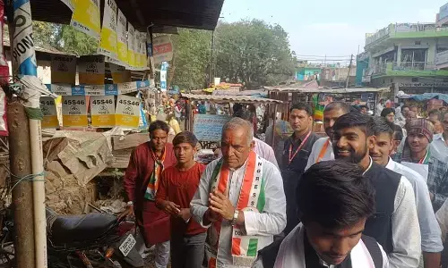 रावत ने किया धुंआधार जनसंपर्क, कहा वीरपुर को बनायेंगे नगर पंचायत, जगह-जगह स्वागत