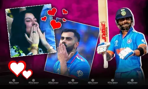 सचिन के रिकॉर्ड को पार करते ही स्टैंड्स से विराट को आया स्पेशल प्यार, देखिए वीडियो