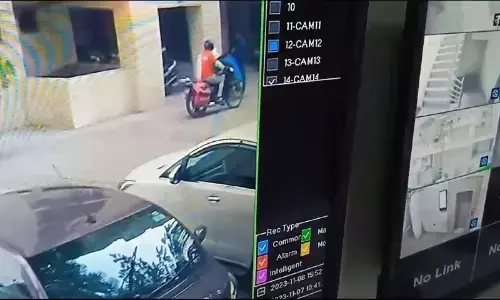 डिलीवरी ब्वॉय के बैग से 51 हजार का माल चुराकर ले गया युवक, वीडियो आया सामने डिलीवरी ब्वॉय के बैग से 51 हजार का माल चुराकर ले गया युवक, वीडियो आया सामने