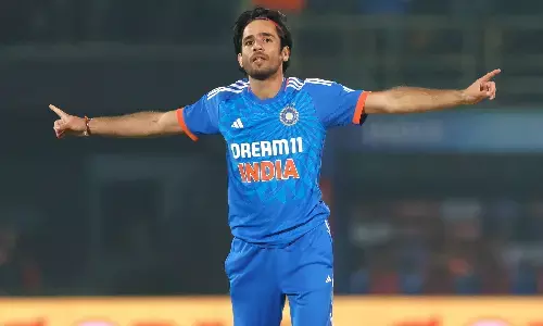 अक्षर और बिश्नोई ने महत्वपूर्ण भूमिका निभाई : प्रसिद्ध कृष्णा अक्षर और बिश्नोई ने महत्वपूर्ण भूमिका निभाई : प्रसिद्ध कृष्णा