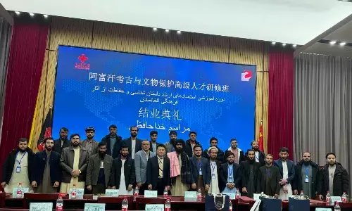 अफगान सांस्कृतिक अवशेष संरक्षण कार्यकर्ताओं ने चीन की यात्रा की अफगान सांस्कृतिक अवशेष संरक्षण कार्यकर्ताओं ने चीन की यात्रा की