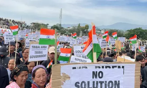 कुकी-ज़ो आदिवासियों ने अपनी मांग को लेकर मणिपुर, दिल्ली और 4 अन्य राज्यों में रैलियां निकालीं