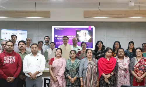 आईसेक्ट द्वारा आरएनटीयू में स्ट्रेस मैनेजमेंट पर ट्रेनिंग सेशन आयोजित आईसेक्ट द्वारा आरएनटीयू में स्ट्रेस मैनेजमेंट पर ट्रेनिंग सेशन आयोजित