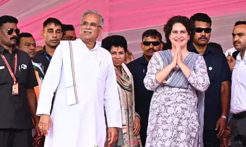 छत्तीसगढ़ में कांग्रेस पार्टी बीजेपी से आगे