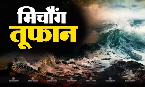 तमिलनाडु में भारी बारिश के साथ-साथ तटीय इलाकों में मिचौंग तूफान की आहट, मछुआरों को समुद्र में न जाने की चेतावनी