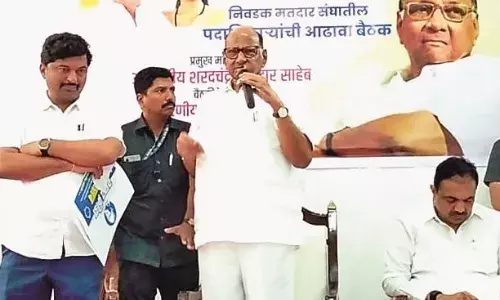 भतीजे अजित के आरोपों पर शरद पवार बोले - हमारा रुख भाजपा के साथ का नहीं था