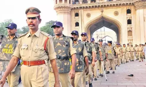 बाबरी मस्जिद विध्वंस की बरसी पर हैदराबाद में कड़ी सुरक्षा