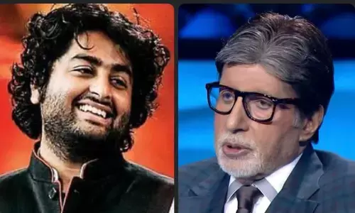 अमिताभ बच्चन ने की अरिजीत सिंह की सराहना, कहा- उनकी आवाज मनमोहक है अमिताभ बच्चन ने की अरिजीत सिंह की सराहना, कहा- उनकी आवाज मनमोहक है