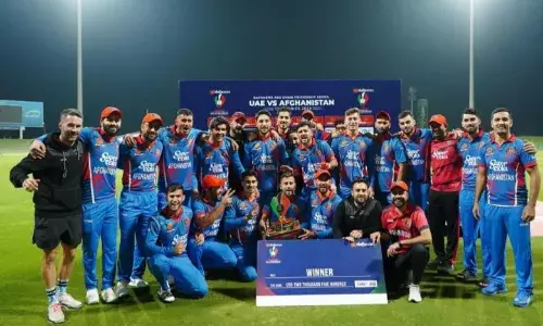 अफगानिस्तान तीन मैचों की पुरुष टी20 श्रृंखला के लिए संयुक्त अरब अमीरात का दौरा करेगा अफगानिस्तान तीन मैचों की पुरुष टी20 श्रृंखला के लिए संयुक्त अरब अमीरात का दौरा करेगा
