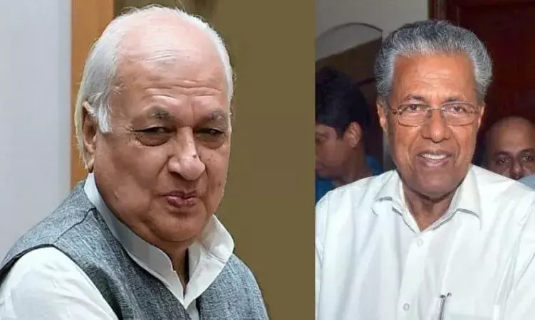 केरल के राज्यपाल ने सीएम विजयन पर लगाया उन्हें शारीरिक रूप से नुकसान पहुंचाने की साजिश रचने का आरोप