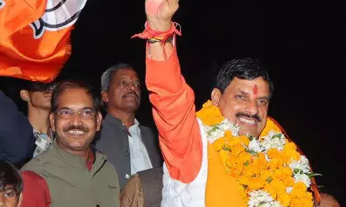 भाजपा ने मध्य प्रदेश के तीर से बिहार में साधा निशाना