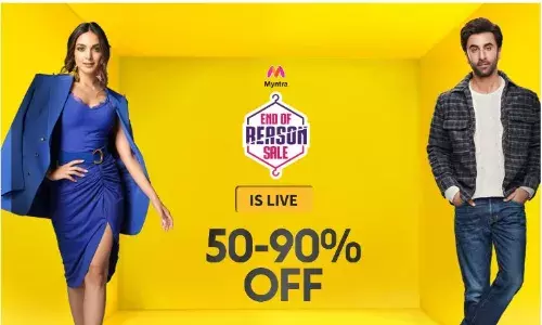 मिंत्रा की एंड ऑफ रीज़न सेल का 19वां संस्करण आपके लिए शानदार छुट्टियों का टिकट ! मिंत्रा की एंड ऑफ रीज़न सेल का 19वां संस्करण आपके लिए शानदार छुट्टियों का टिकट !