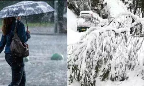 चारधाम में बर्फबारी जारी, केदारनाथ में तापमान माइनस 7