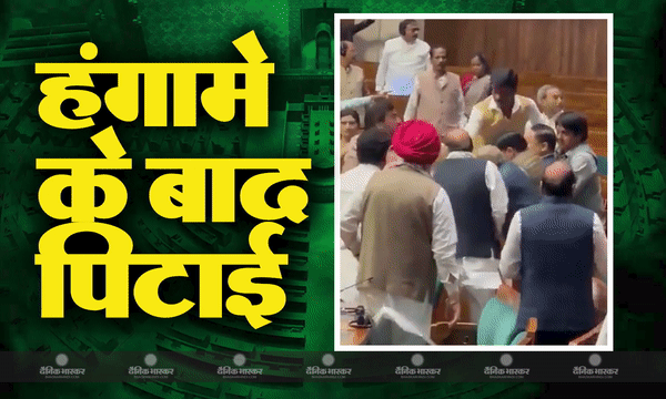 पहले सदन में बदमाशों ने किया हंगामा, फिर सांसदों ने की जमकर धुनाई, देखें वीडियो