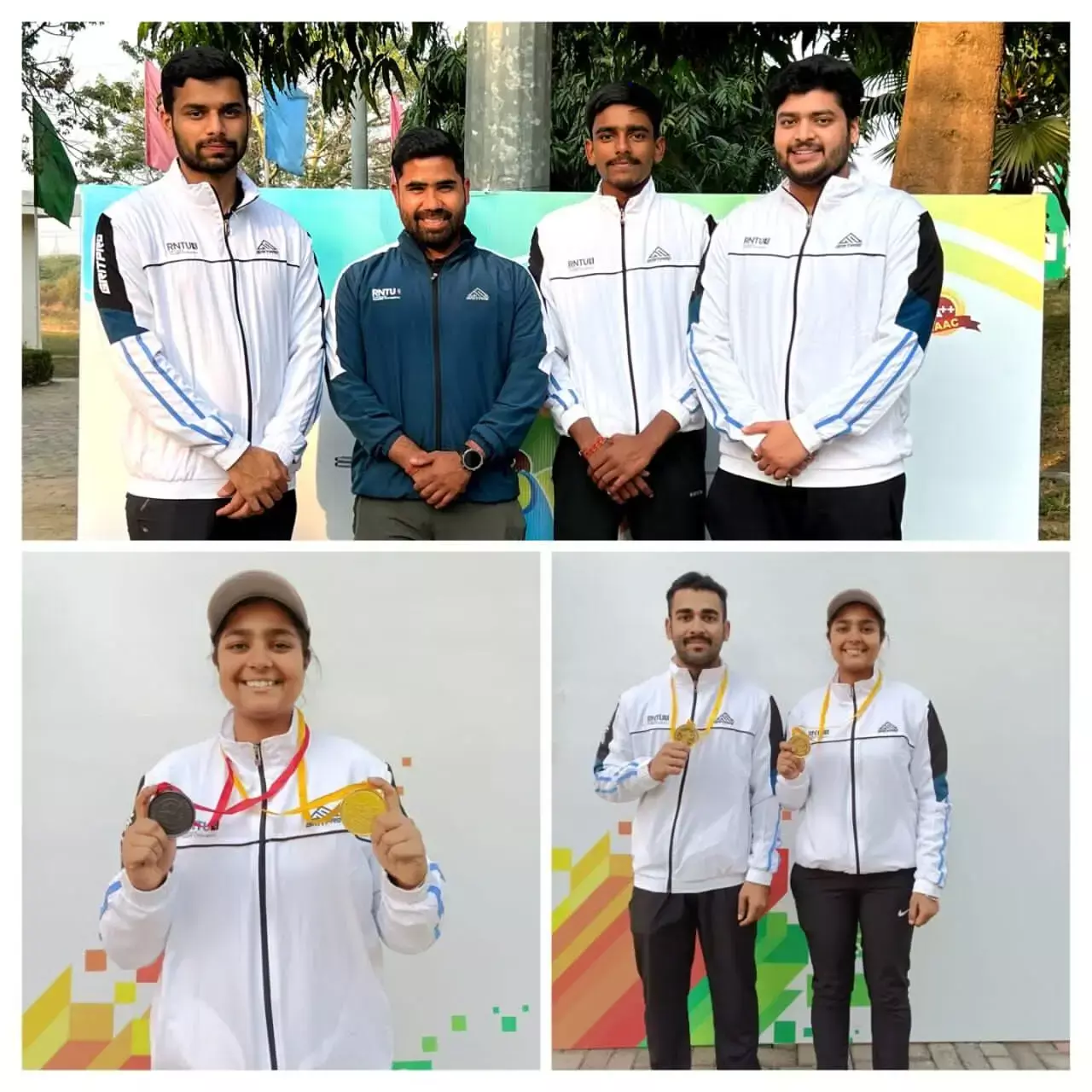 रबीन्द्रनाथ टैगोर विश्वविद्यालय की शूटिंग टीम ने ऑल इंडिया इंटर यूनिवर्सिटी शूटिंग चैंपियनशिप में दो स्वर्ण पदक के साथ एक कांस्य पदक पर किया कब्जा