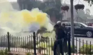 आरोपी ने विरोध-प्रदर्शन का वीडियो बनाया, इसे कोलकाता के व्यक्ति को भेजा