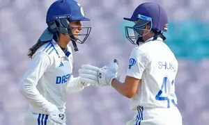 शुभा, जेमिमा, यास्तिका और दीप्ति के अर्धशतक, भारत 410/7 शुभा, जेमिमा, यास्तिका और दीप्ति के अर्धशतक, भारत 410/7