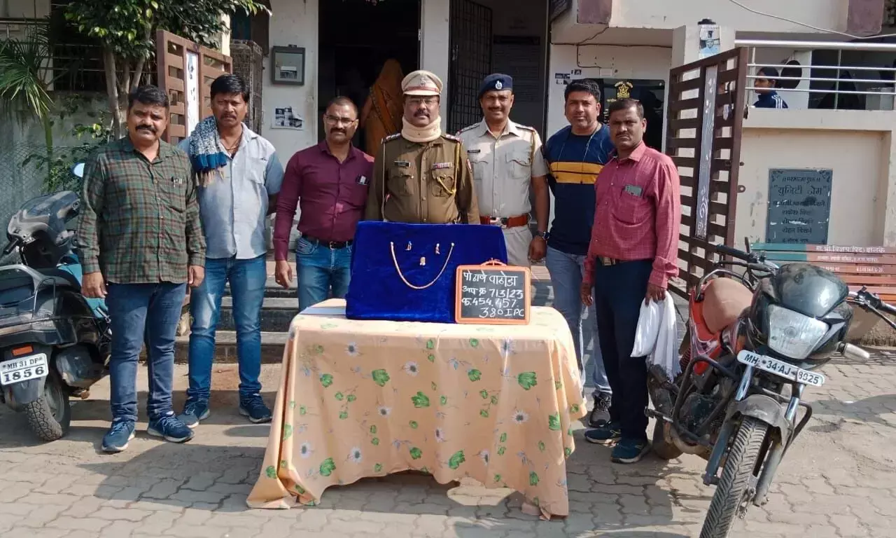 नाबालिग ने खोला चोरी का राज, दो आरोपी गिरफ्तार