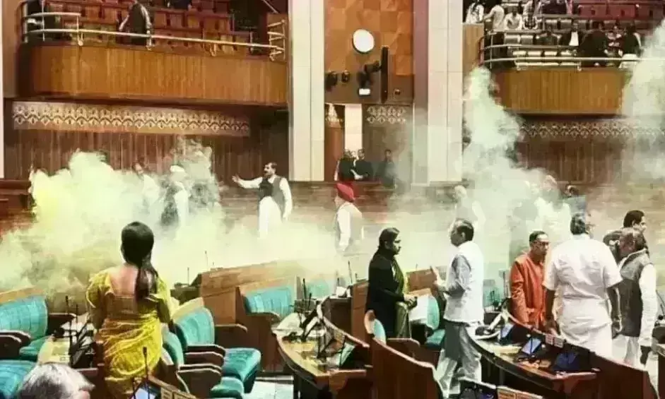 संसद भवन घुसपैठ मामले में पुलिस की नींद हराम, स्मोक कैनिस्टर का पता लगाने दुकानदारों से पूछताछ