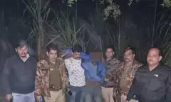 ई-रिक्शा लूटने वाला बदमाश मुठभेड़ में गिरफ्तार