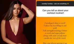 आलिया भट्ट ने अपने पसंदीदा खाना, फिटनेस रूटीन का किया खुलासा आलिया भट्ट ने अपने पसंदीदा खाना, फिटनेस रूटीन का किया खुलासा