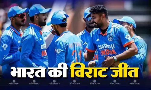 भारत की विराट जीत, एकतरफा मुकाबले में साउथ अफ्रीका को 8 विकेट से हराया, सीरीज में बनाई 1-0 की बढ़त भारत की विराट जीत, एकतरफा मुकाबले में साउथ अफ्रीका को 8 विकेट से हराया, सीरीज में बनाई 1-0 की बढ़त