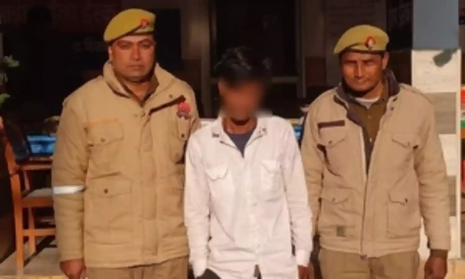 बिजनौर में नाबालिग से रेप का आरोपी गिरफ्तार