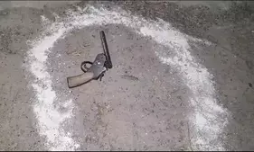 पुलिस व बदमाश के बीच मुठभेड़, गिरफ्तार