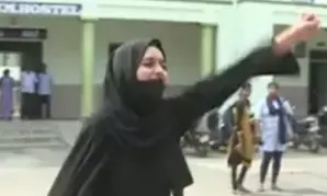 कर्नाटक की छात्रा मुस्कान बोली, हिजाब हमारा अधिकार, आइए भाई-बहन की तरह रहें
