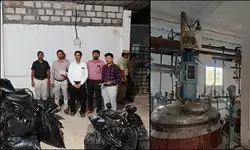 तेलंगाना में अवैध दवा निर्माण फैक्ट्री का भंडाफोड़ तेलंगाना में अवैध दवा निर्माण फैक्ट्री का भंडाफोड़