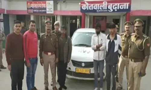 मुजफ्फरनगर पुलिस व बदमाशों के बीच मुठभेड़, 3 गिरफ्तार