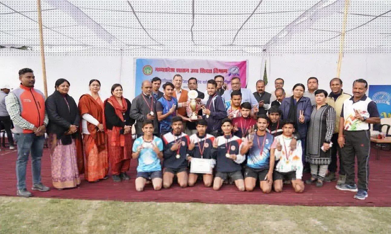 सेक्ट महाविद्यालय में म.प्र. उच्चशिक्षा विभाग द्वारा जिलास्तरीय पुरुष वर्ग खो - खो प्रतियोगिता का आयोजन