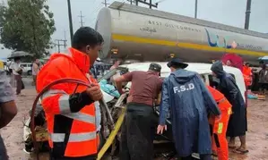 म्यांमार में पिछले 11 महीनों में यातायात दुर्घटनाओं में गई 2,250 लोगों की जान