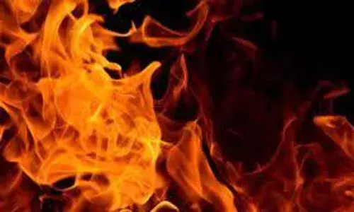 भिलाई स्टील प्लांट के मटेरियल डिपार्टमेंट में लगी आग