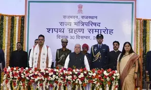 राजस्थान में 22 मंत्रियों ने ली शपथ, 12 कैबिनेट मंत्री और एक महिला समेत 10 राज्य मंत्री बनाए गए