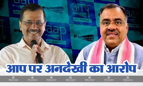 बीजेपी नेता तरूण चुघ ने  पंजाब के मुख्यमंत्री भगवंत मान के साथ  दिल्ली के सीएम  व आप पार्टी के मुखिया अरविंद केजरीवाल पर साधा निशाना