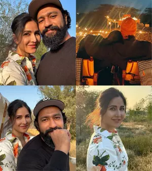 कैटरीना कैफ और विक्की कौशल ने राजस्थान में रोमांटिक अंदाज में मनाया नया साल, शेयर की तस्वीरें कैटरीना कैफ और विक्की कौशल ने राजस्थान में रोमांटिक अंदाज में मनाया नया साल, शेयर की तस्वीरें