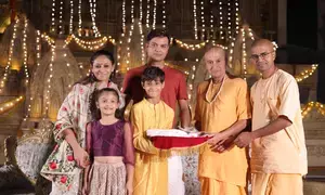 सिद्धार्थ कुमार तिवारी के शो श्रीमद रामायण की विशेष स्क्रीनिंग में इस्कॉन के गौरांग दास प्रभु ने बढ़ाई शोभा