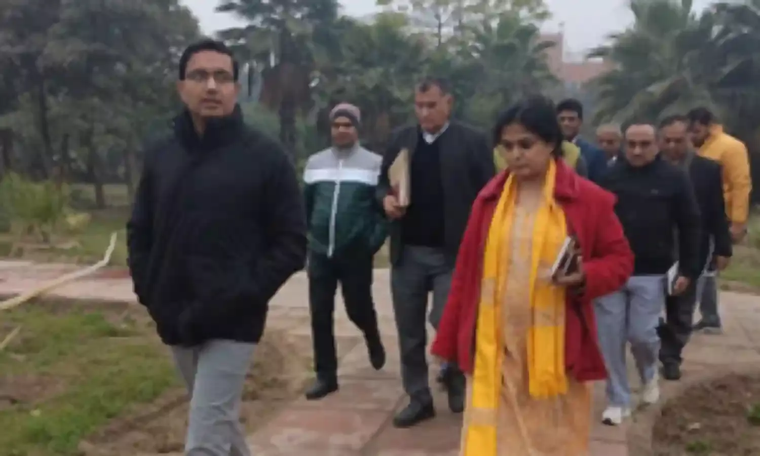 सीईओ ने सेंट्रल और बायोडायवर्सिटी पार्क का दौरा किया, कमियां मिलने पर 1 लाख का जुर्माना