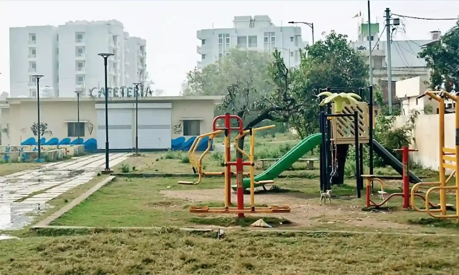 साढ़े तीन करोड़ खर्च करके बनाया कैफेटेरिया अब पड़ा बेजार