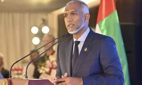 मालदीव के राष्ट्रपति ने भारत पर साधा निशाना, बोले - हमें छोटा समझकर कोई दादागिरी नहीं दिखा सकता