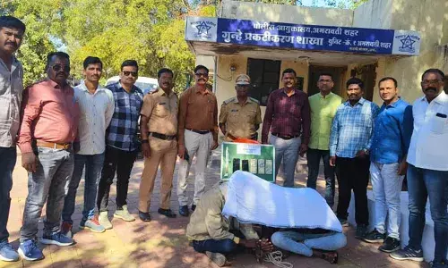 अमरावती के बिजीलैंड में 10 दुकानों में सेंधमारी कर फिल्म देखने पहुंचे आरोपियों को पुलिस ने पकड़ा