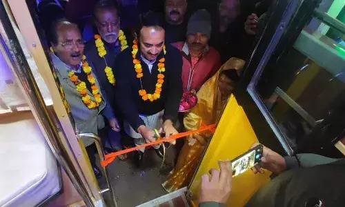 अयोध्या के लिए पन्ना से प्रारंभ हुई बस सेवा
