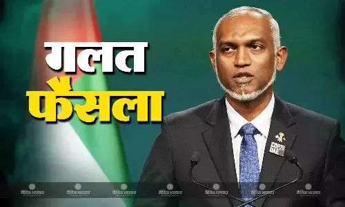 मालदीव राष्ट्रपति मुइज्जू की जिद में एक बच्चे की गई जान मालदीव राष्ट्रपति मुइज्जू की जिद में एक बच्चे की गई जान