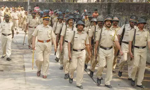 प्राण प्रतिष्ठा को लेकर शहर में तगड़ा बंदोबस्त, गश्त बढ़ाने के निर्देश