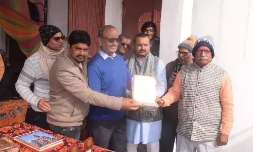 अजयगढ में रामलीला समिति द्वारा कारसेवकों का किया सम्मान अजयगढ में रामलीला समिति द्वारा कारसेवकों का किया सम्मान