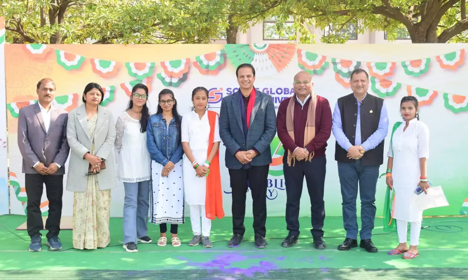 स्कोप ग्लोबल स्किल्स यूनिवर्सिटी में मना गणतंत्र दिवस