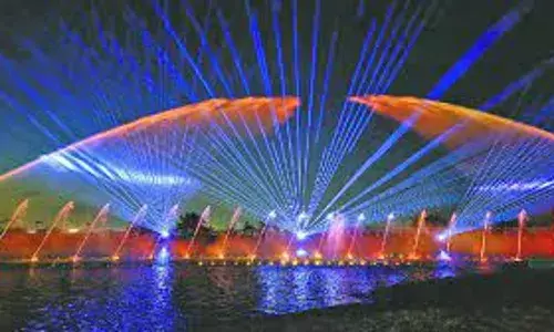 फुटाला तलाब में किए जा रहे म्यूजिकल फाउंटेन के निर्माण कार्य पर जैसे थे के आदेश
