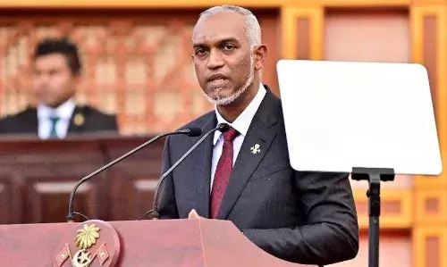 मालदीव के राष्ट्रपति मुइज्जू की कुर्सी खतरे में! महाभियोग की तैयारी में विपक्ष मालदीव के राष्ट्रपति मुइज्जू की कुर्सी खतरे में! महाभियोग की तैयारी में विपक्ष