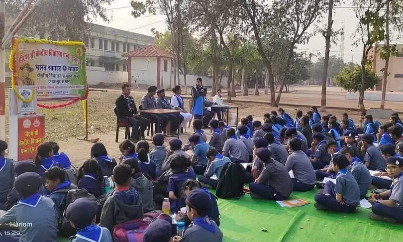 पीएम श्री केंद्रीय विद्यालय में स्काउट एवं गाइड का दो दिवसीय प्रशिक्षण सह परीक्षण शिविर संपन्न
